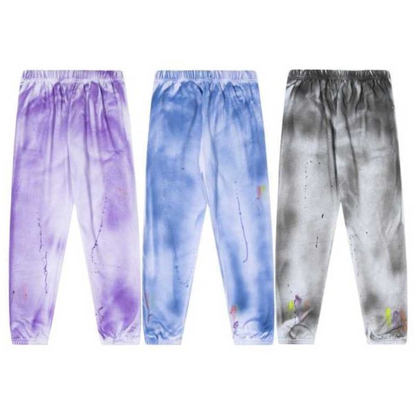 

fashion galleryes casual pants dept graffiti tie dye boys street brand clql, Black
