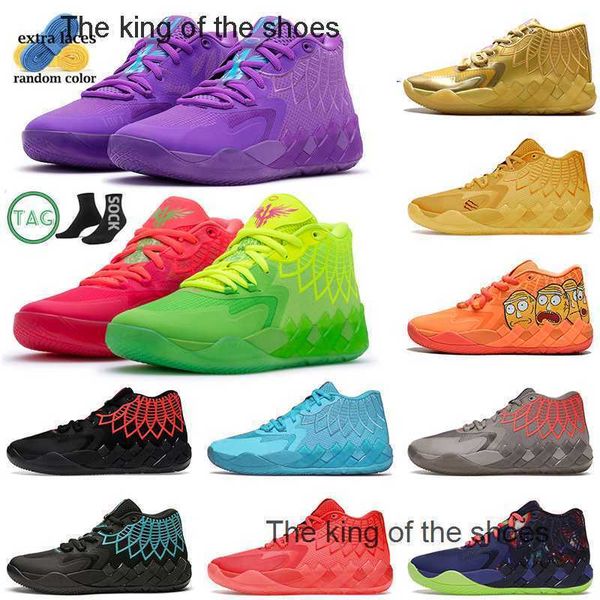 

mb.01 lamelo ball mens basketball shoes pumps rick and morty not from here queen city black blast buzz city rock ridge red galaxy trainers