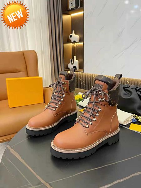 

ankle boots biker booties desert boots martin boot territory flat ranger luxury platform fahsion leather designer woman, Black