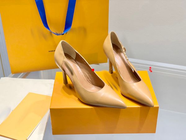 

2023 good fashion women luxurys designers shoes designer sandals womens luxury high heels sandal dress shoess with box size 35-41 -m022, Black