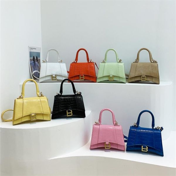 

2022 fashion spring new underarm ladies bag casual personality single shoulder messenger crocodile pattern small square bag multic273x