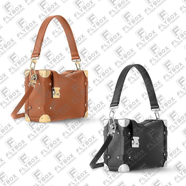 

m21709 m21741 side trunk bag handbag tote woman fashion luxury designer shoulder bag crossbody messenger bags 5a purse pouch fast delivery