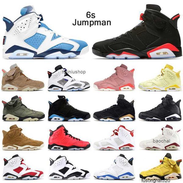 

2023 casual jumpman 6s electric green basketball shoes 6 unc black infrared carmine british khaki dmp golden harvest mens trainers sports jo