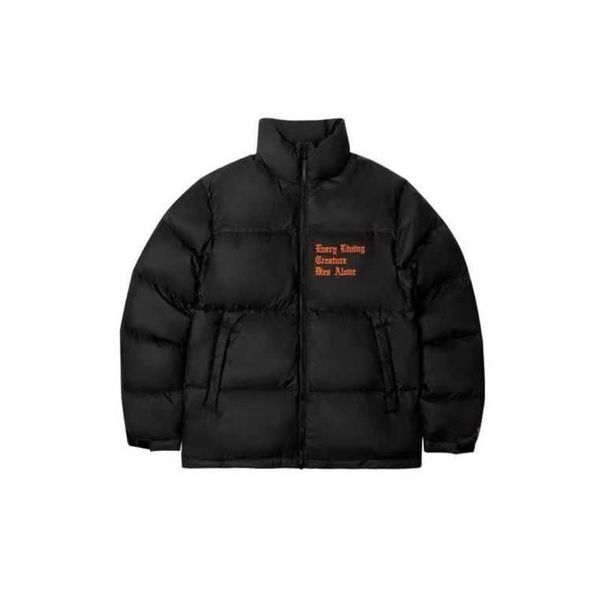 

down jacket men vlog lone warm designer fashion winter classic large embroidery cotton for women lovers big high street hip hop casua b6af, Black