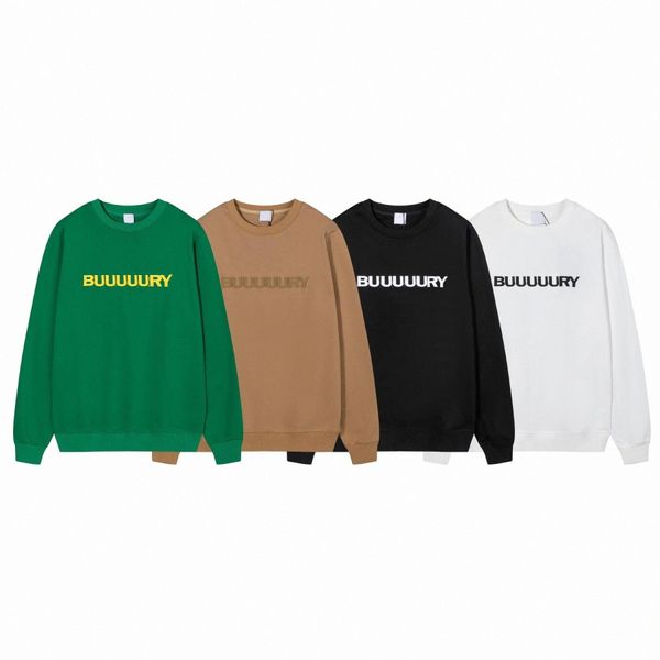 

mountain tricolor brushed burberry hoodie fashion women burbery for men hoodie designer letter print sweatshirt casual jacket pants running, Black