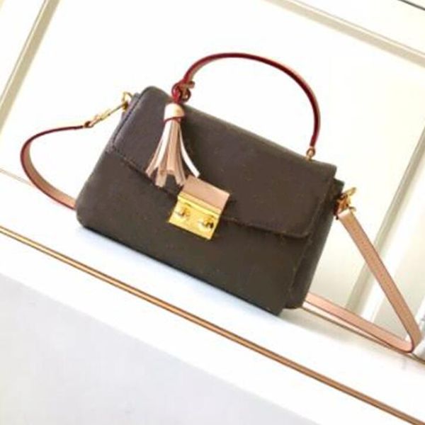 

designer bag woman handbag tote women shoulder bags serial number leather handbag purse fashion date code flower