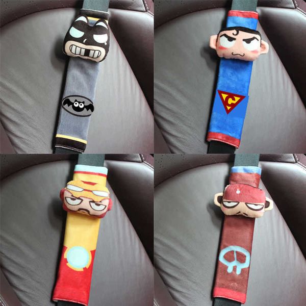 

safety belts accessories 2pcs creative cartoon car safety belt shoulder protector safety belt small set decoration cute interior decoration