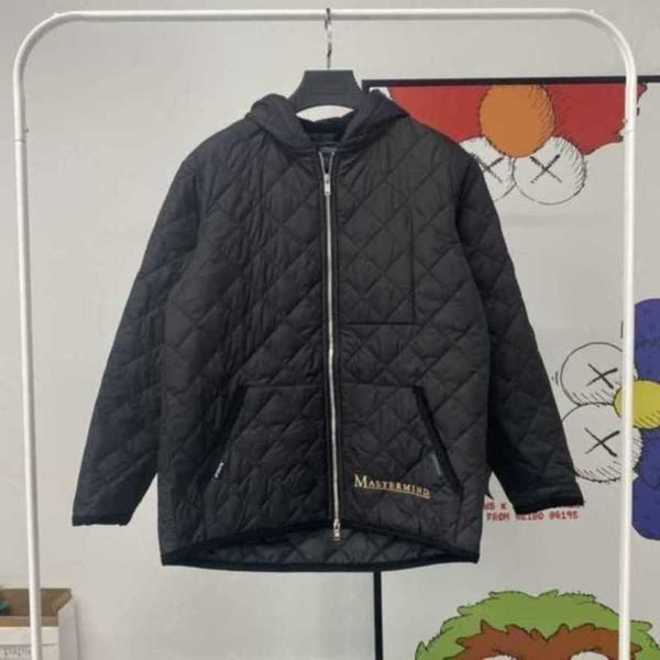 

mastermind mmj skeleton embroidered gingham light jacket trend men women lightweight cotton jackets autumn winter coat 8w6y 2023, Black;brown