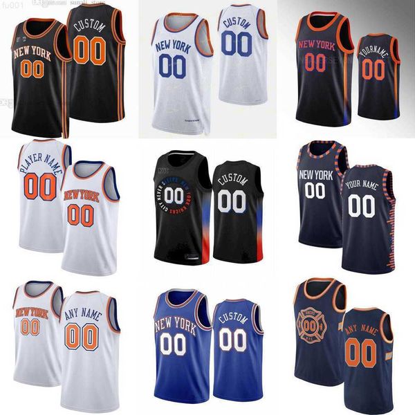 

mens women youth new york''knicks''custom 4 derrick rose 13 evan fournier 30 julius randle 11 jalen brunson 9 rj barrett, Black;red