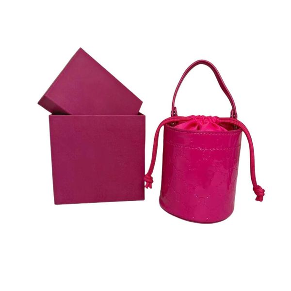 

fashion handbags shoulder luxurys designer bags metal chain gold silver women perfume bucket hand-held cross-body bag embossed bucket 7a