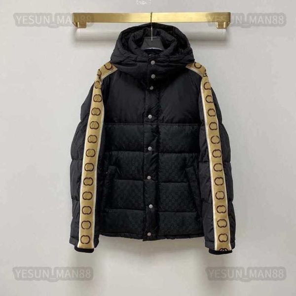 

men's mens designer cuccis down jacket autumn and winter women stitched puffer jackets coat outerwear causal warm thickened parkas, Black