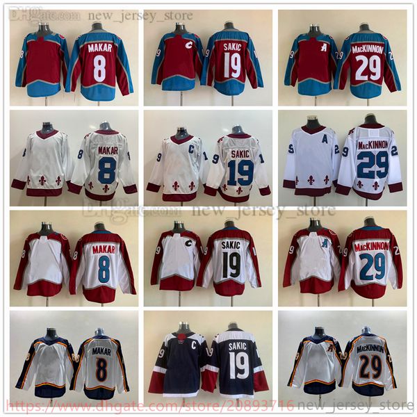 

movie college hockey wears jerseys stitched 8calemakar 19joesakic 29nathanmackinnon 92gabriellandeskog 7devontoews men jersey, Black
