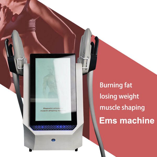 

4 in 1 fat burn slimming equipment ems portable stimulator 4 handles ems slim neo rf muscle body sculpting machine