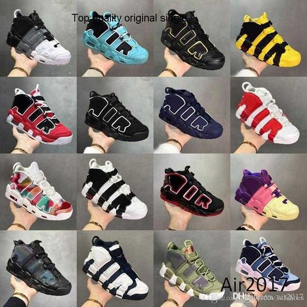 

uptempos scottie pippen mens womens basketball shoes rosewell raygun black university blue unc bulls hoops pack white varsity red sports