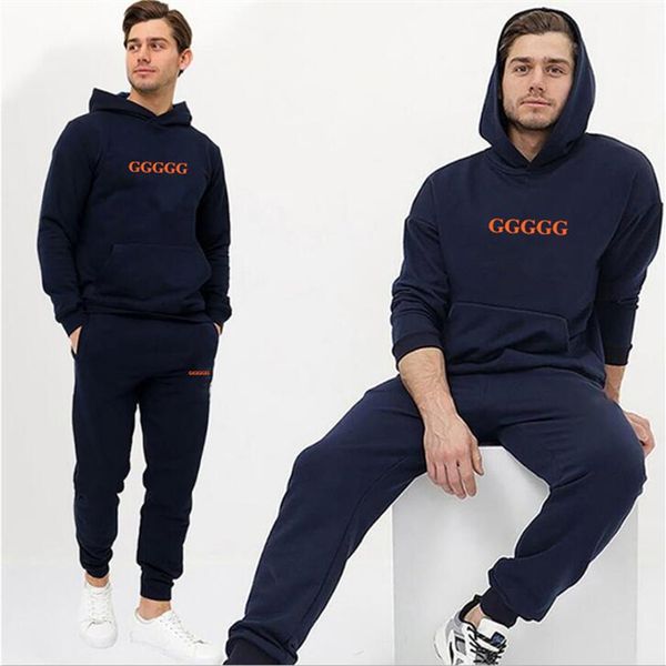 

men's designer tracksuits men woman fleece tracksuit sets winter hoodies pants 2 piece set running hoody luxury sweatshirt sport jogger, Gray