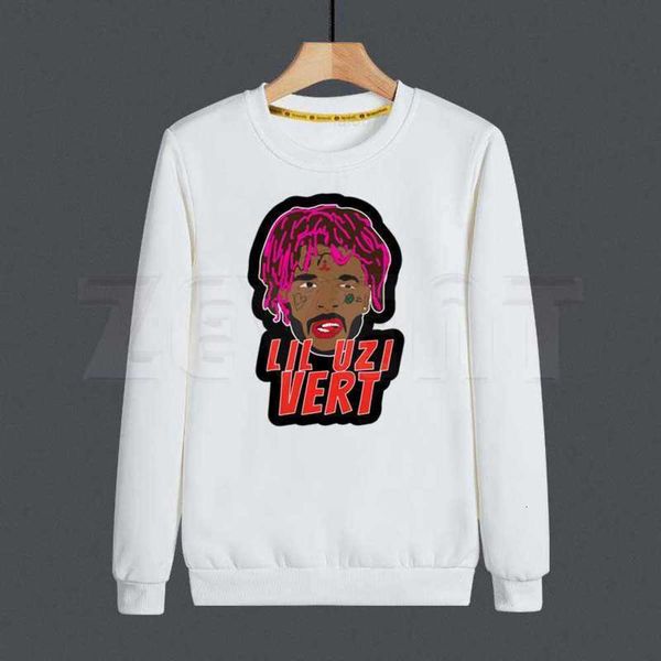 

lil uzi vert rapper astroworld hoodie harajuku solid color hoodies fashion men/women long sleeve streetwear sweatshirto9la, Black