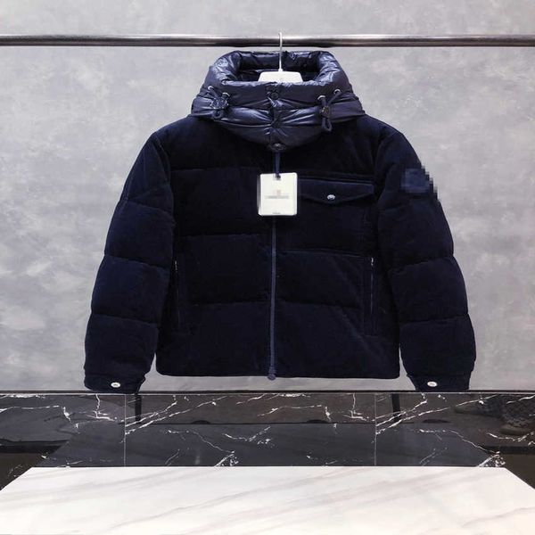 

23luxury france mens down jacket letter knitted women parkas panel casual coats bomber jackets designers men s clothing, Black