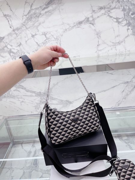 

special fashion prad patchwork color shoulder bag crossbody bag channel tote bag zipper purse designer handbag beach bag hobo brand luxury w