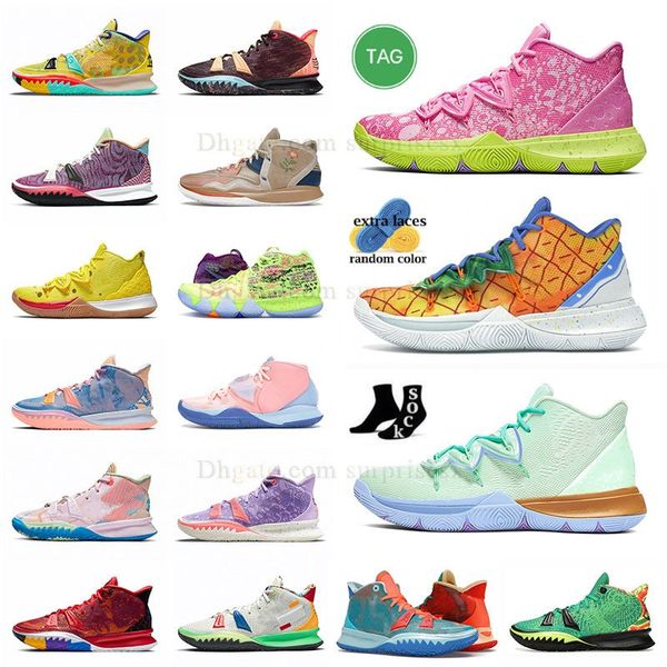 

4s 5s kyries basketball shoes kyrie 6s 7s mens womens wholesale designer visions sponges bob patrick daughters soundwave creator sneakers