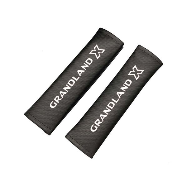 

safety belts accessories 2pcs carbon fiber texture car seat belt cover car seat belt shoulder pads for opel grandland x t221212