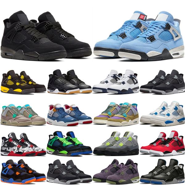 

basketball shoes wholesale bred 4 4s what the cactus jack laser wings mens denim blue pale citron men sports women sneakers