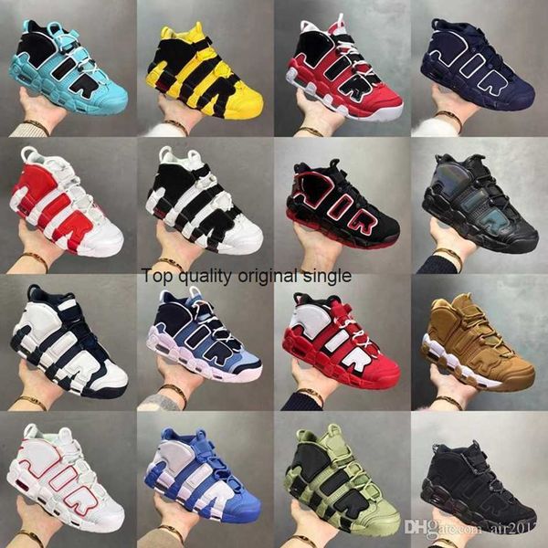 

2022 mens women more uptempos scottie pippen basketball shoes varsity red green black bulls hoops pack unc trainers premium wheat sneakers