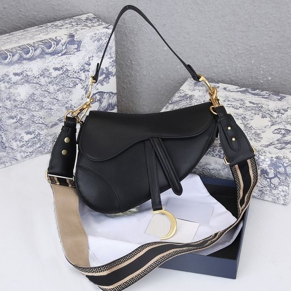 

designer bags saddles bag shoulder crossbod vintage handbags satchel luxury leather black gold hardware kit with strap hobo bags makeup wall