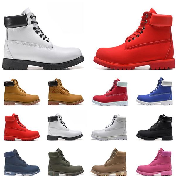 

designer boots men women tbl boot luxury leather shoes ankle martin shoe for cowboy yellow red blue black pink hiking working trainers 290m