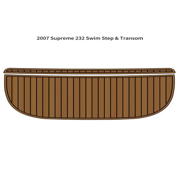 

2007 supreme 232 swim platform step pad boat eva foam faux teak deck floor mat
