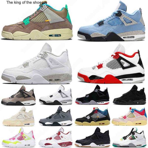 

7-13 wholesale 4s desert moss basketball shoes for men women 4 university blue #42 taupe haze bred sail court purple mens trainers sport