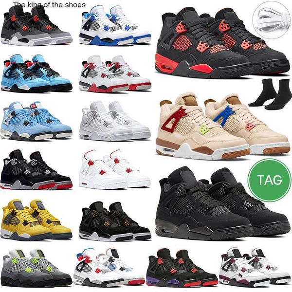 

4s wild things are basketball shoes men women sail 4 university blue black cat infrared fire red royalty 85 georgetown outdoor trainer
