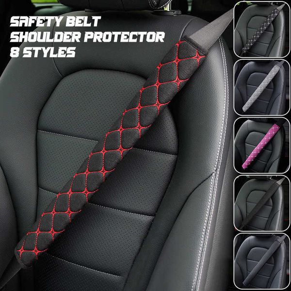 

safety belts accessories lengthening comfort 50/75cm car seat belt cover shoulder guard massage net breathable four season pad truck car acc