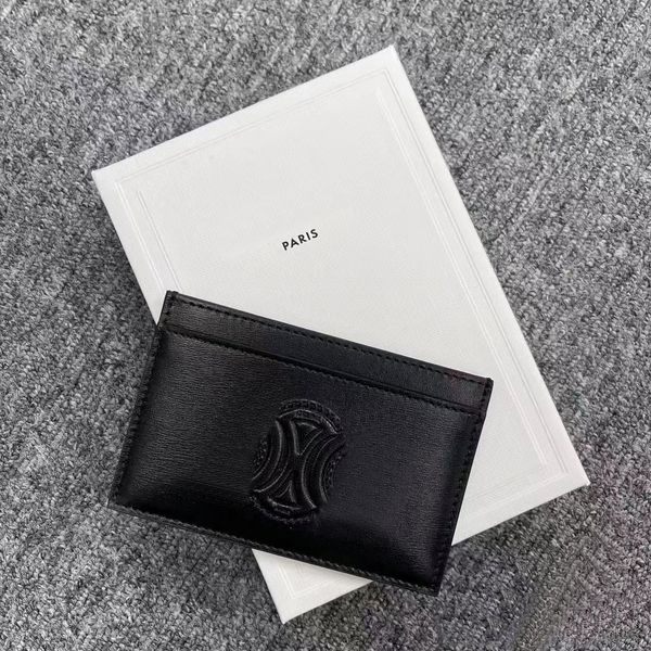 

luxury genuine leather card holder coin purses key wallets luxurys designer fashion classic womens mens credit clutch purses mini printed pa, Brown;gray