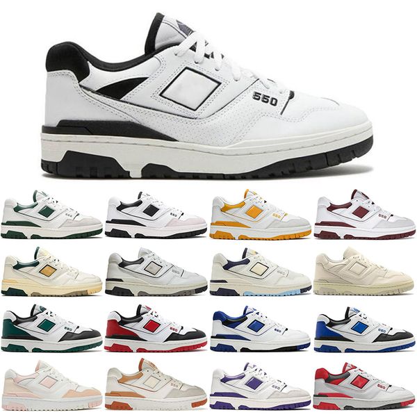 

running new shoes nb white green grey auralee n550 sea salt black burgundy rich paul oreo unc au lait varsity gold silver 550s mens trainer