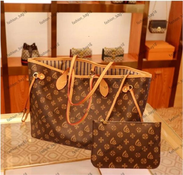 

new fashion women handbags ladies designer composite bags lady clutch bag shoulder tote female purse wallet mm size m45685