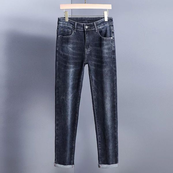 

men's jeans european jean slim motorcycle for mens vintage distressed denim jean pants code number 28-38.11, Blue