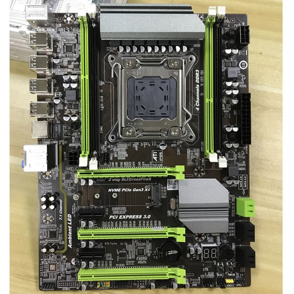

turbo motherboard lga2011 atx usb3 0 sata3 pcie nvme m 2 ssd support reg ecc memory and xeon e5 processor 2011