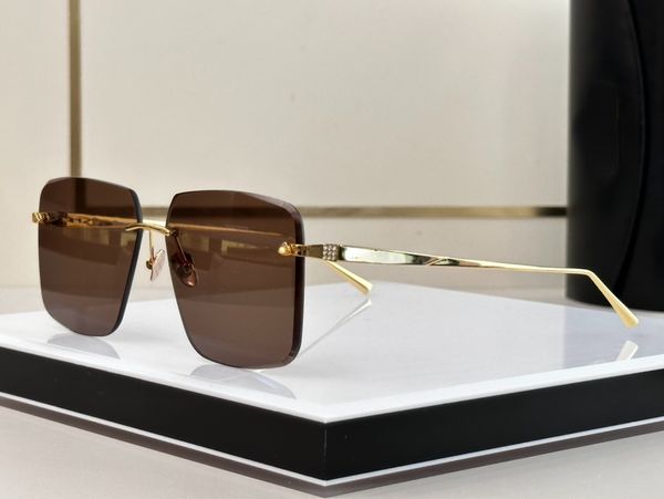 

designer rimless diamond man sunglasses brand square frameless sunglass for women beach sun glasses frame luxury design, White;black