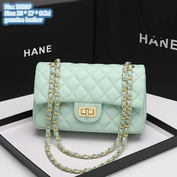 

wholesale factory ladies shoulder bags 4 colors classic embossed leather handbag retro large fashion chain bag elegant joker black mobile ph