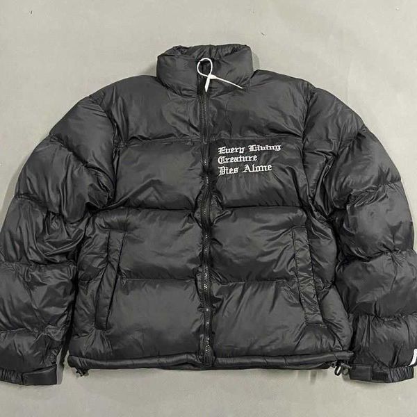 

down jacket men vlog lone warm designer fashion 22ss winter big classic letter embroidery waterproof fluffy cotton coat ins couple ve 6wnr, Black