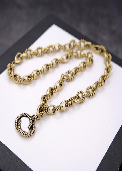 

luxurys women designer necklace womens bracelet vintage style jewelry men couple gift fashion street letter necklaces bracelets 226510235, Silver