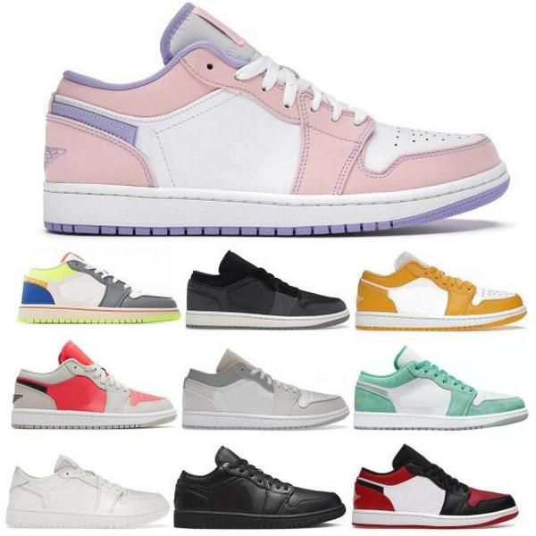 

low shoes jumpman 1 arctic punch inside out pollen unc emerald washed denim 1s men women zapatos