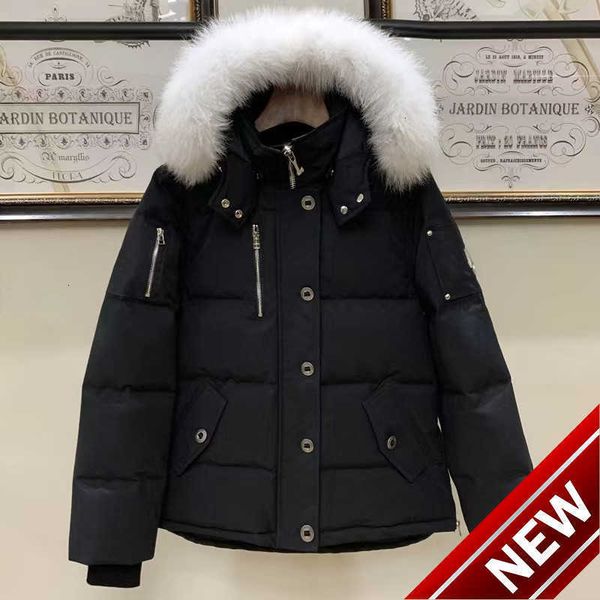 

moose down parkas ship fast winter coats outdoor warm man coate outwear jackets knuckles doudoune sl03t751, Black