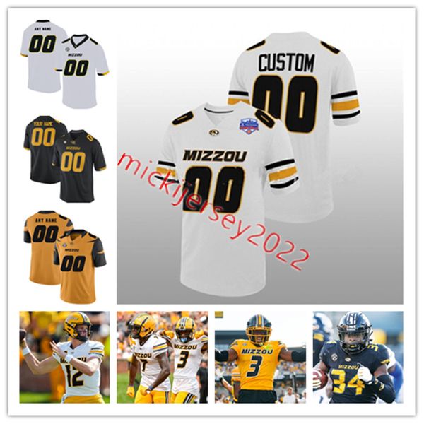 

tigers luther missouri burden iii football jersey mens youth custom stitched 12 brady cook 9 isaiah mcguire 14 kris abrams-draine ty'ro, Black