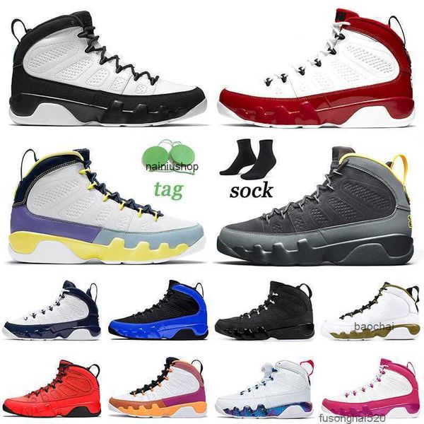 

2023 casual basketball shoes jumpman 9 9s ix university blue gym red change the world oregon ducks space jam trainers sneakers 40-47 jordon, Black