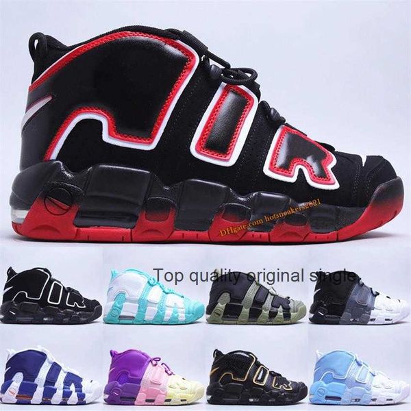 

athletic outdoor uptempos tri-color basketball fashion pippen dark stucco psychic blue sky knicks island green black white laser