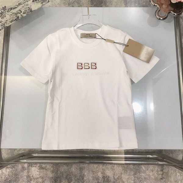 

clothing sets t-shirts childrens designer clothes baby kids luxury short sleeved boy girls sunmmer letter tshirt, White