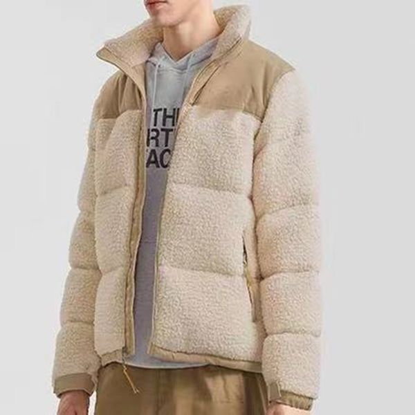 

women's jackets winter fur fleece puffer jacket women shearling outerwear coats female suede fur coat men warm thickened lamb puffy lam, Black;brown