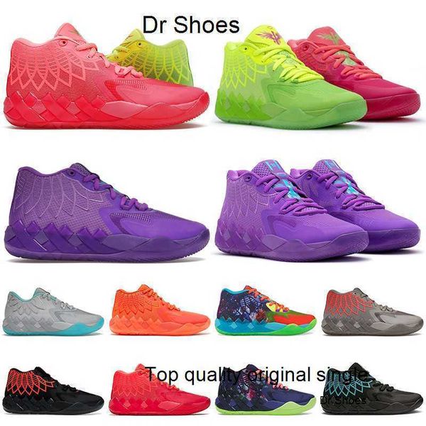 

2022 lamelo ball mb.01 basketball shoes rick and morty queen city trainers sneakers sports