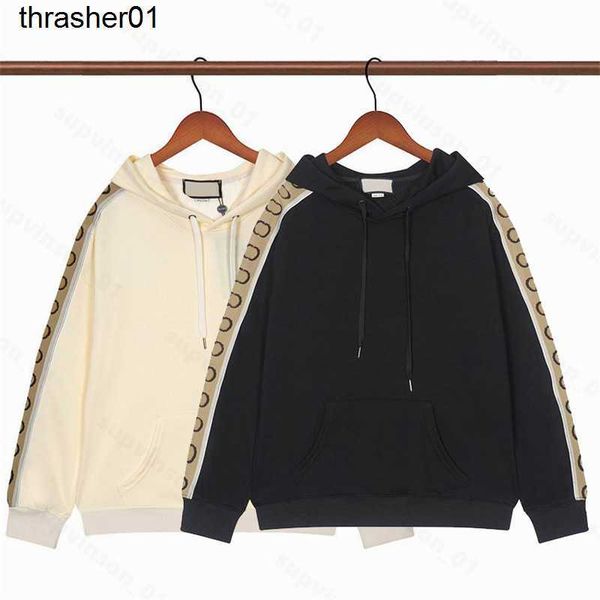 

men's hoodies sweatshirts designers fashion winter mens long sleeve hoodys pullover clothes streetwear loose hoodie, Black